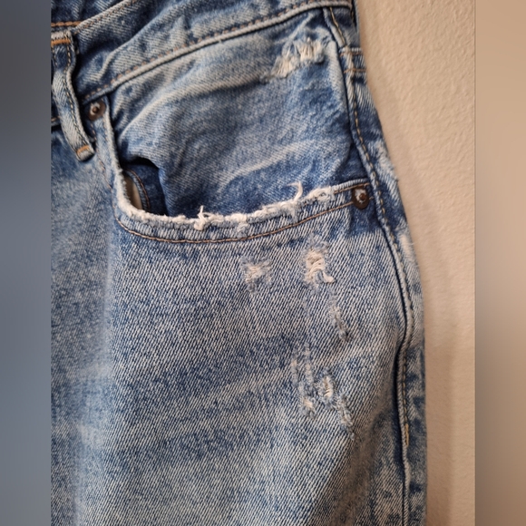 Moussy Vintage Howa Ankle Jeans Women’s 30x28 Distressed - Picture 3 of 10